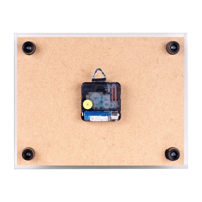 Часы настенные, интерьерные "Белые цветы" , бесшумные, 20 х 25 см, АА