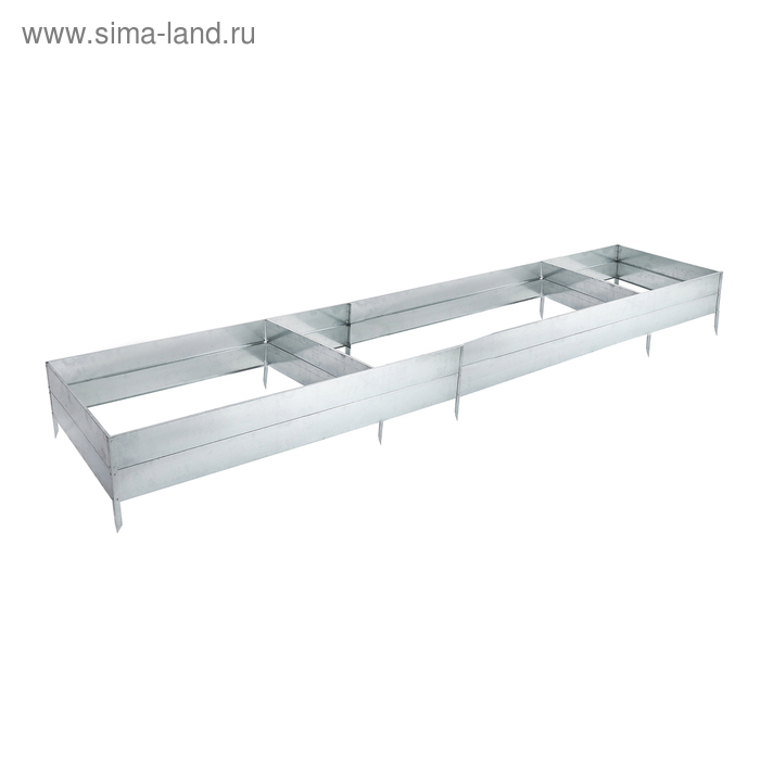 Грядка оцинкованная, 585 &times; 100 &times; 34 см, Greengo