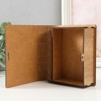 Новогодняя шкатулка-книга "Цветочное настроение" 14х12х5 см