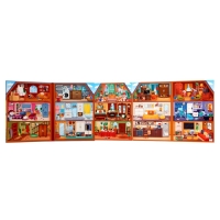 Книга с окошками "Мой дом", 70 окошек