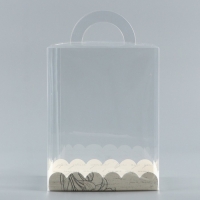 Коробка кондитерская, сундук, упаковка, &laquo;Лилии&raquo;, 14 х 14 х 18 см