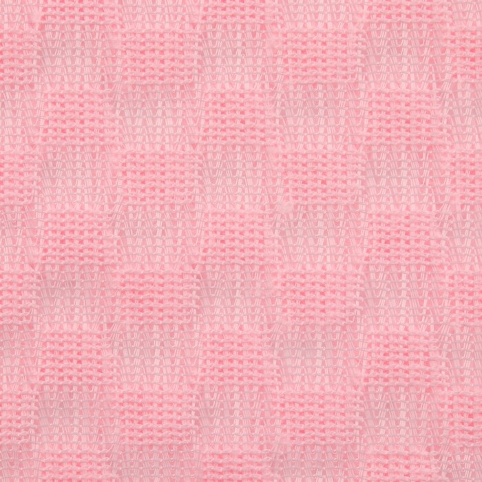 Лоскут плюш &laquo;Соты&raquo;, 50 &times; 50 см, 220 г/м, цвет розовый №34