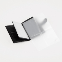 Портмоне мужское на кнопке, 3 в 1, для автодокументов и паспорта, 2 отдела, для карт, для монет, цвет чёрный Портмоне мужское на кнопке, 3 в 1, для автодокументов и паспорта, 2 отдела, для карт, для монет, цвет чёрный