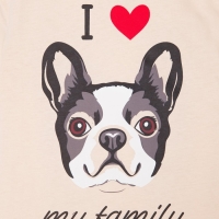 Футболка детская KAFTAN "Dog" р.30 (98-104), бежевый