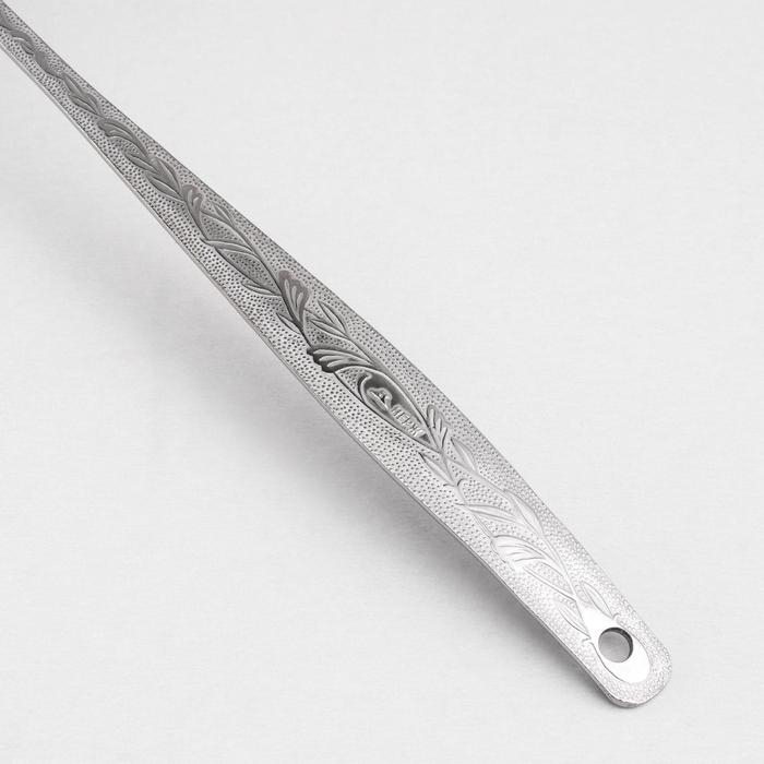 Шумовка большая &laquo;Уралочка&raquo;, 30 см, d=10,5 см, толщина 2 мм, упрощённая обработка