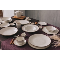 Салатник фарфоровый 700 мл, d=16 см, цвет бежевый