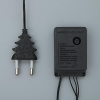 Гирлянда &laquo;Сеть&raquo; 1.6 &times; 1.6 м, IP20, тёмная нить, 144 LED, свечение тёплое белое, 8 режимов, 220 В