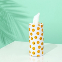 Салфетки в тубусе 50 шт, 2 слоя "Смайл"