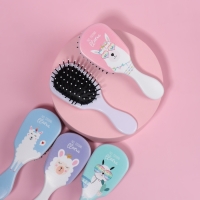 Расчёска массажная, 5,5 &times; 14 см, рисунок МИКС