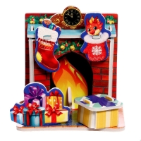 Конструктор фигурки&raquo;Камин&raquo;, 3Д