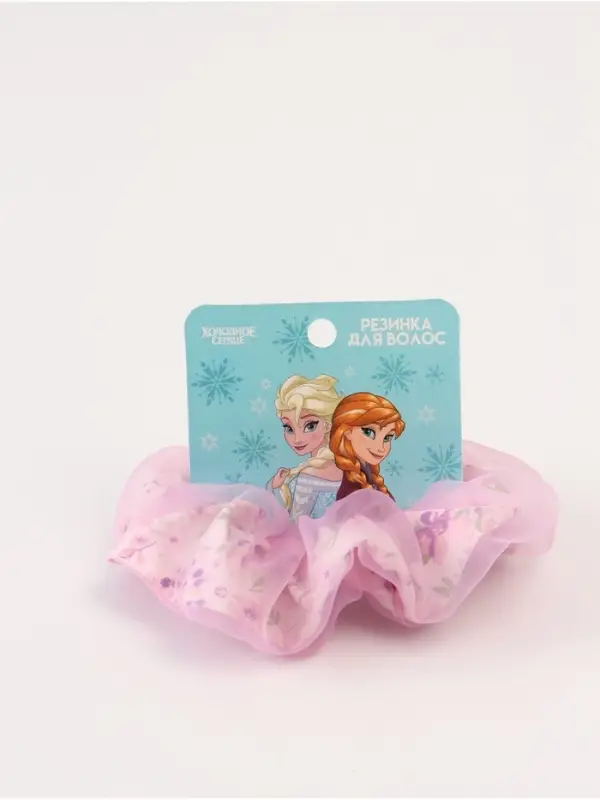 Резинка для волос &laquo;Цветы&raquo; сиреневая, Холодное сердце