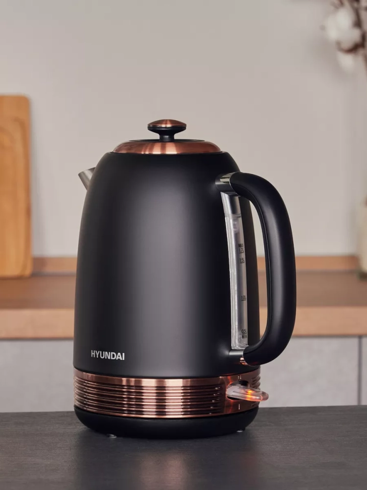 Чайник HYK-S4501 1.7л. 2200Вт черный