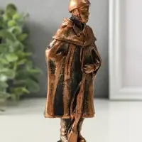 Фигура "Солдат" размер 15х6х3 см, гипс , винтажная бронза