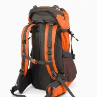 Рюкзак тур 65+5л, 30*20*53, отдел на шнурке, 5нар+2вн кармана, цвет оранжевый