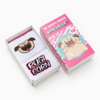 Набор женских носков KAFTAN "Мопс&ldquo; 2 пары, р. 36-40 (23-25 см)