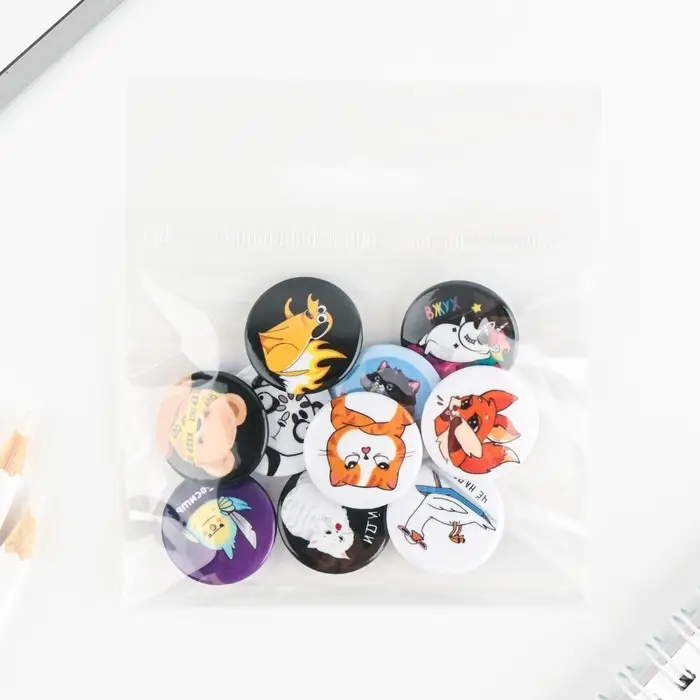 Значок металлический , закатной &laquo;Треш персонажи&raquo;, 25 мм, МИКС