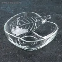 Соусник стеклянный &laquo;Яблоко&raquo;, 100 мл, 12&times;12&times;4 см