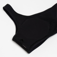 Купальник женский раздельный MINAKU с ремешком цвет чёрный, размер 44