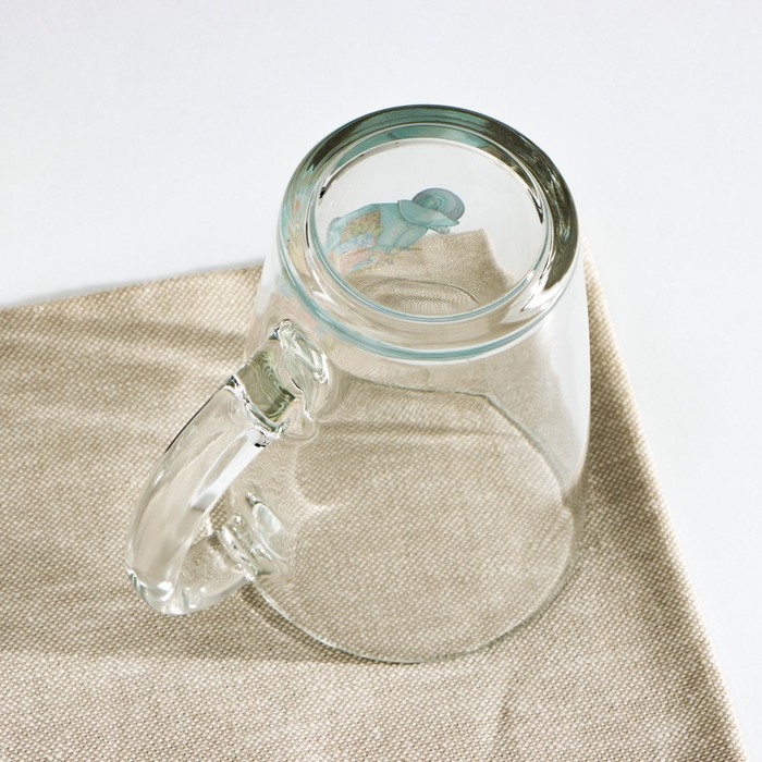 Кружка стеклянная &laquo;Капучино. Романтика&raquo;, 300 мл