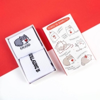 Набор новогодних женских носков KAFTAN "Киса" размер 36-39 (23-25 см), 2 пары Набор новогодних женских носков KAFTAN "Киса" размер 36-39 (23-25 см), 2 пары