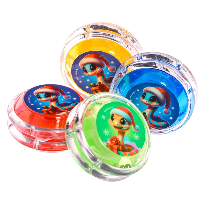 Новый год. Йо-Йо &laquo;Праздник&raquo;, змейки, d= 5,5 см