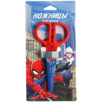 Ножницы фигурные пластиковые, 12,5 см, Человек-паук