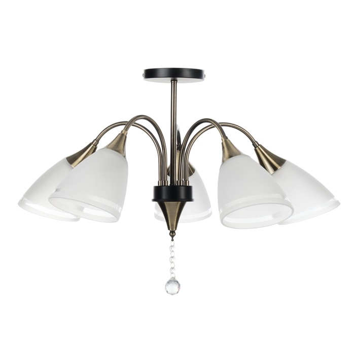 Люстра "Сандра" 5хЕ27 40Вт черно-бронзовый 65х65х30 см