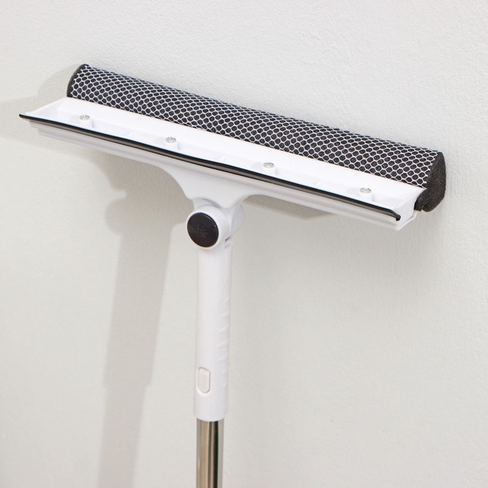 Окномойка с поролоновой насадкой Raccoon, телескопическая ручка, поворот на 180&deg;, 26&times;3,5&times;98(128)