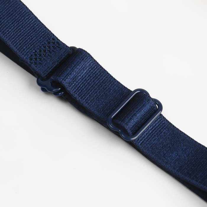 Бретели текстильные, 1,5 см, 37 см, пара, цвет тёмно-синий Бретели текстильные, 1,5 см, 37 см, пара, цвет тёмно-синий