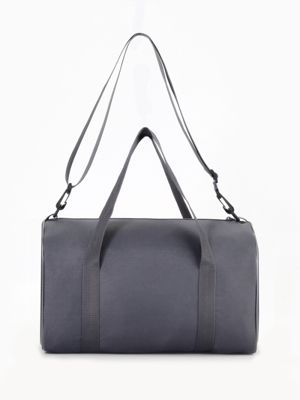 Сумка спортивная мужская, TEXTURA, маленький размер, цвет серый