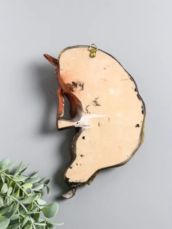 Панно "Девушка с лошадью" 20,5х13,5х4,5 см