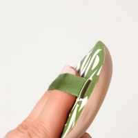 Набор д/макияжа 3 пред: 2 пуховки, 1 кисть латекс/нейлон/пластик зип QF