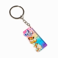 Брелок линейка для ключей &laquo;Каваий&raquo;, 2.4 х 10 см