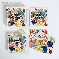 Настольная игра на реакцию и внимание &laquo;Дуббль в квадрате. ART&raquo;, 55 карт, 7+