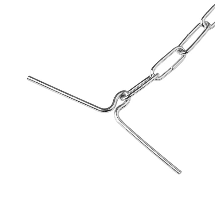 Цепь для привязи собак, сварные звенья, 1,8 м, калибр 30 мм, толщина проволки 2,6 мм