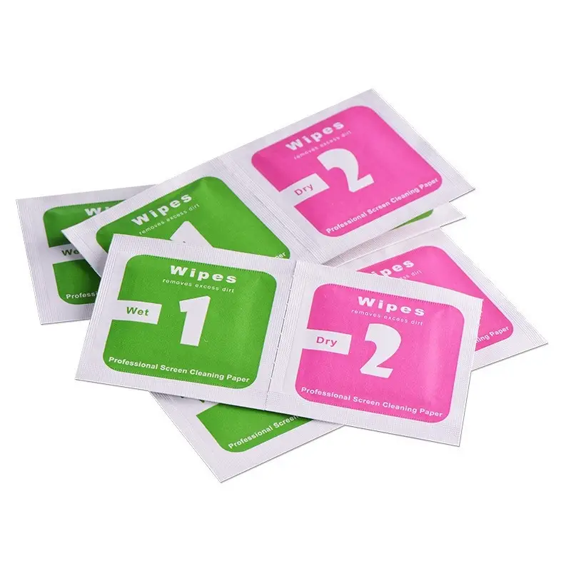 Салфетки для защитных стекол (Маленькие) 6*3,5 (упаковка 500 штук) (25000 шт./кор)