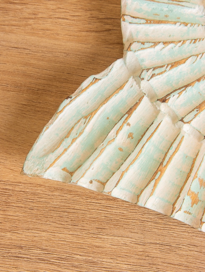 Набор сувенирный &laquo;Ракушки&raquo;, 30 см, 22 см, 17 см, дерево, бирюзовый