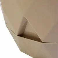 Горшок для цветов "Laurel" D-27,7 см, 9,3 л с поддоном, бежевый