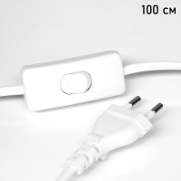 Лампа настольная "Рэндзи" 1х40Вт Е14 синий/белый 13х13х25см