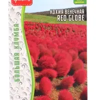 Семена цветов Кохия Red Globe венечная  0,1 г.  12.29 г.