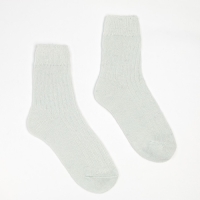 Носки женские шерстяные, цвет белый, размер 25 Носки женские шерстяные, цвет белый, размер 25