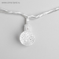 Гирлянда &laquo;Нить&raquo; 5 м с насадками &laquo;Мини фонарик&raquo;, IP20, прозрачная нить, 20 LED, свечение мульти (RG/RB), мигание, 220 В