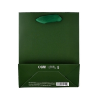 Пакет подарочный новогодний ламинированный &laquo;С Новым годом&raquo;, глиттер, S 12 х 15 х 5.5 см