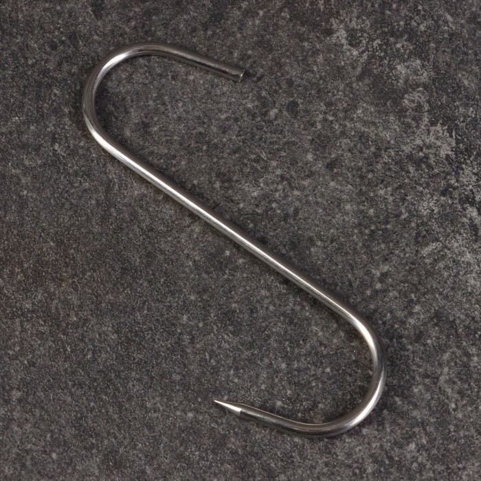 Крюк для копчения одинарный, 15см