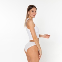 Трусы женские слипы, цвет молочный, размер 52/2XL