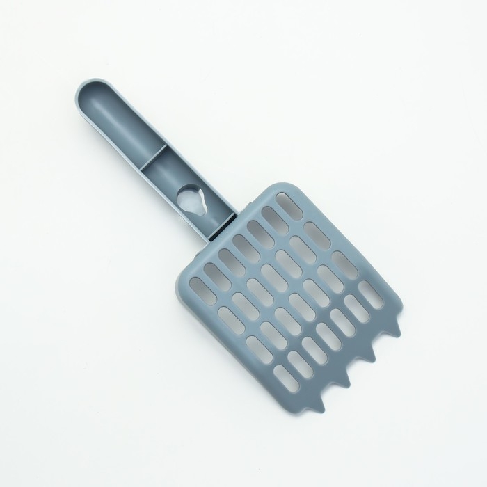 Туалет с высоким бортом с совком и фильтром, 50 х 36 х 21 см, голубой Туалет с высоким бортом с совком и фильтром, 50 х 36 х 21 см, голубой