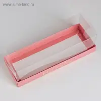 Коробка кондитерская Best wishes, 26 х 8 х 9.5 см