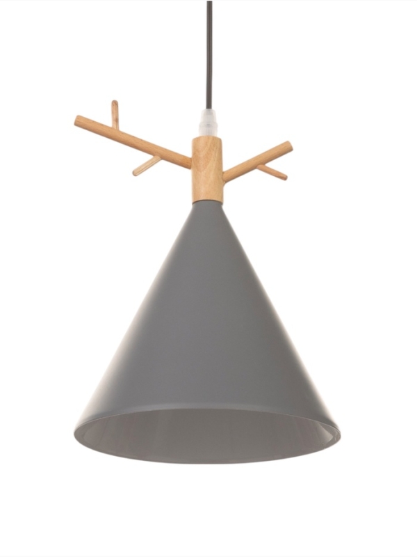 Светильник BayerLux 34857/1 E27 40Вт серый  18х18х26-126 см