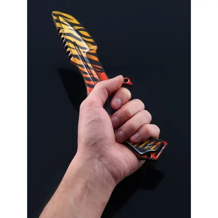 Набор сувенирное оружие &laquo;Геометрия&raquo;, автомат, пистолет, нож охотничий, 3 шт