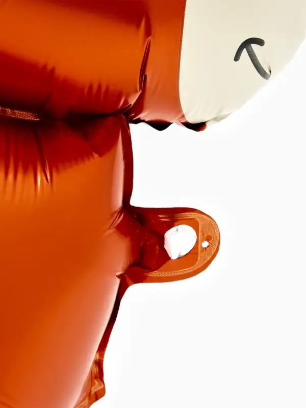 Воздушный шар фольгированный 3D 25" "Лошадка" цвет коричневый, под воздух